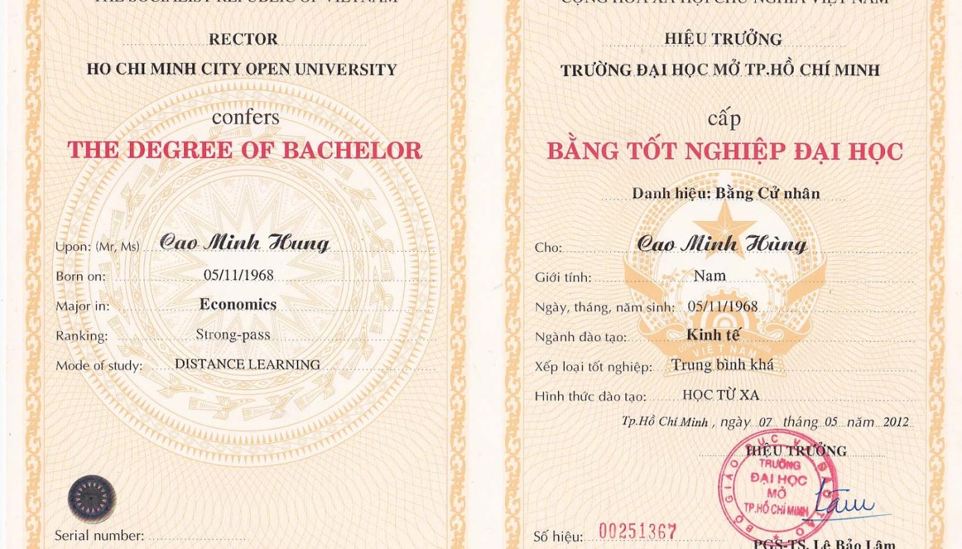 Kinh Nghiệm Làm Bằng Đại Học