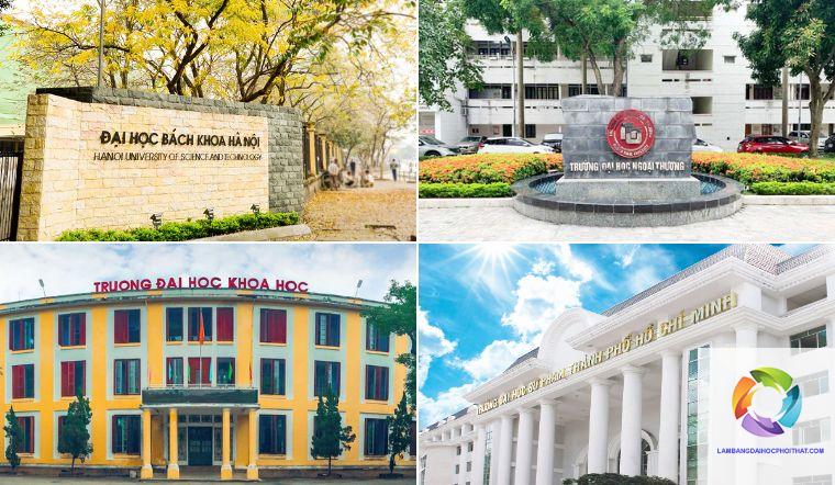 danh sách trường đại học