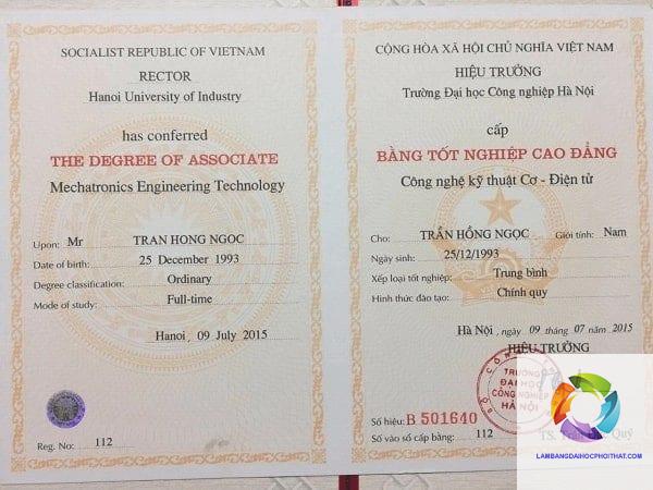 bằng cao đẳng an toàn thông tin
