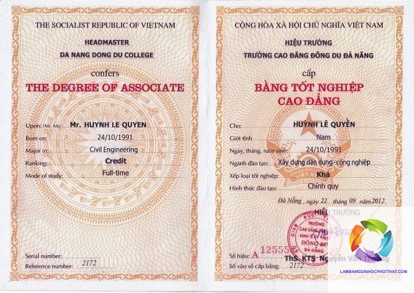 bằng cao đẳng chính quy là gì