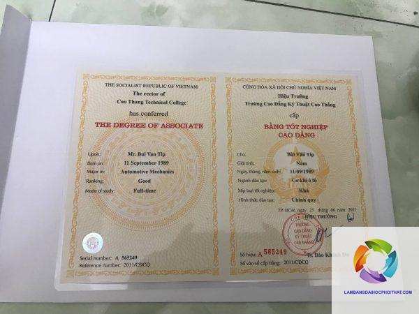 bằng cao đẳng cơ khí - Hình 5