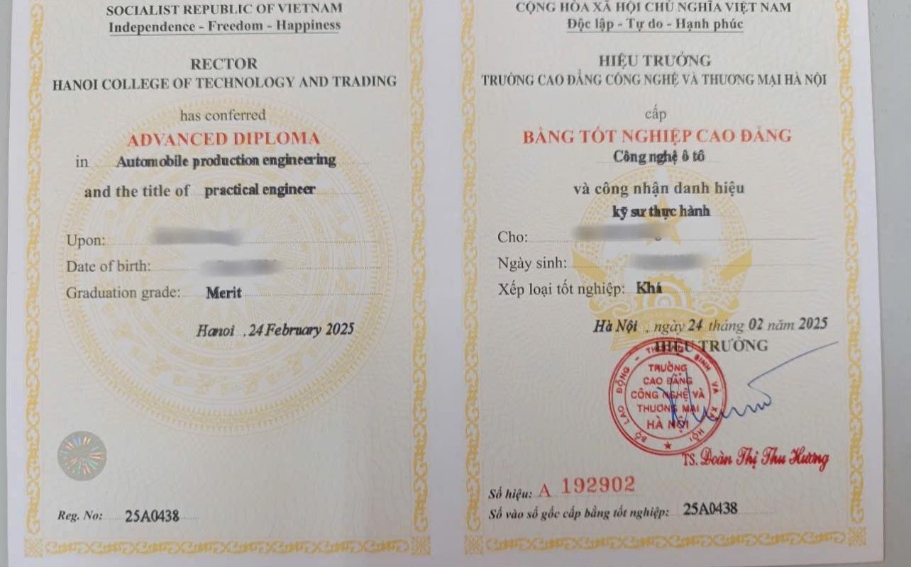 bằng cao đẳng công nghệ ô tô làm bảo hiểm xe được không