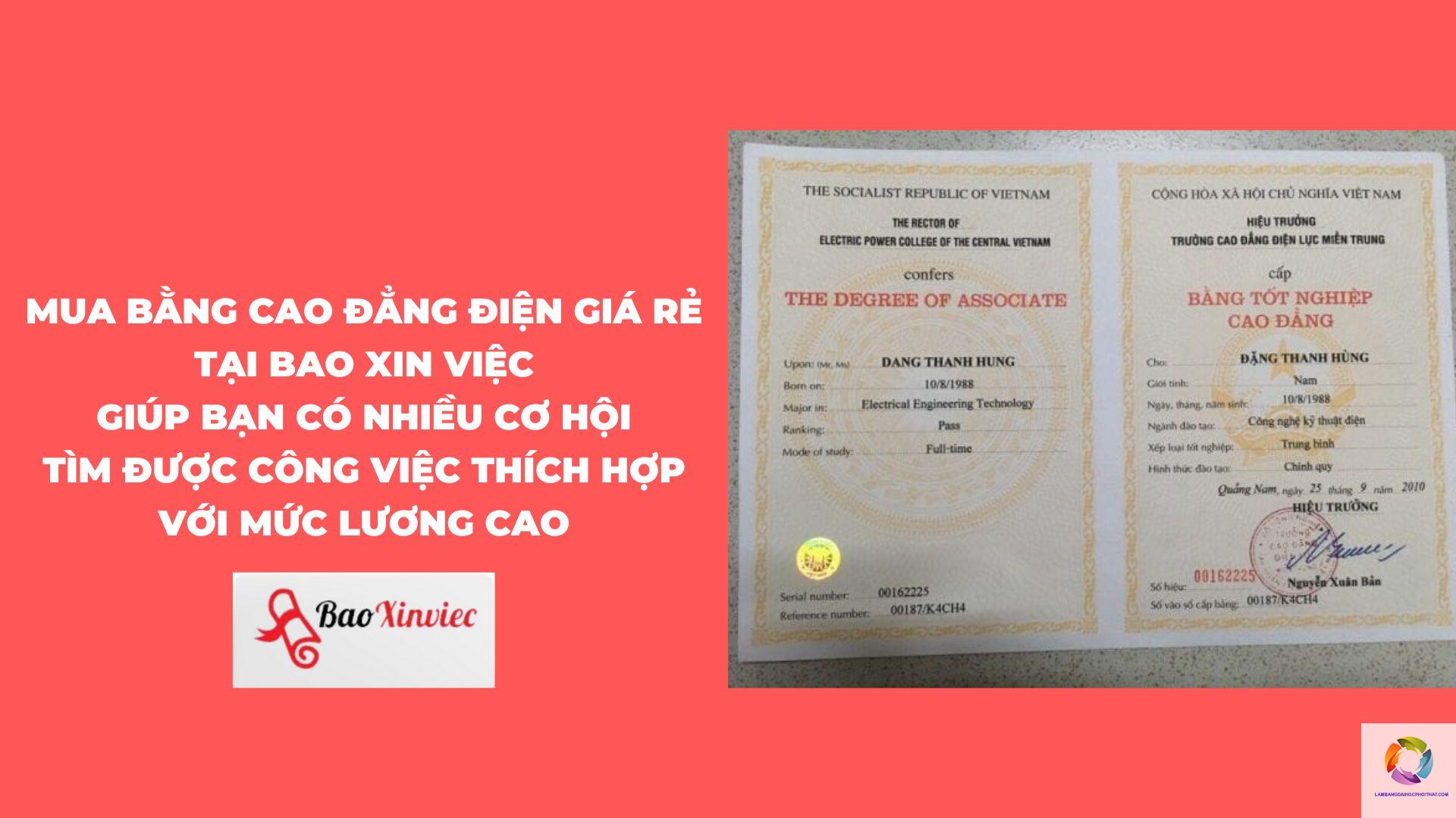 bằng cao đẳng điện công nghiệp - Hình 2