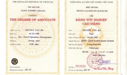 bằng cao đẳng du lịch là gì