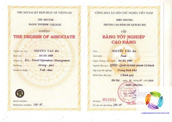 bằng cao đẳng du lịch làm lữ hành được không