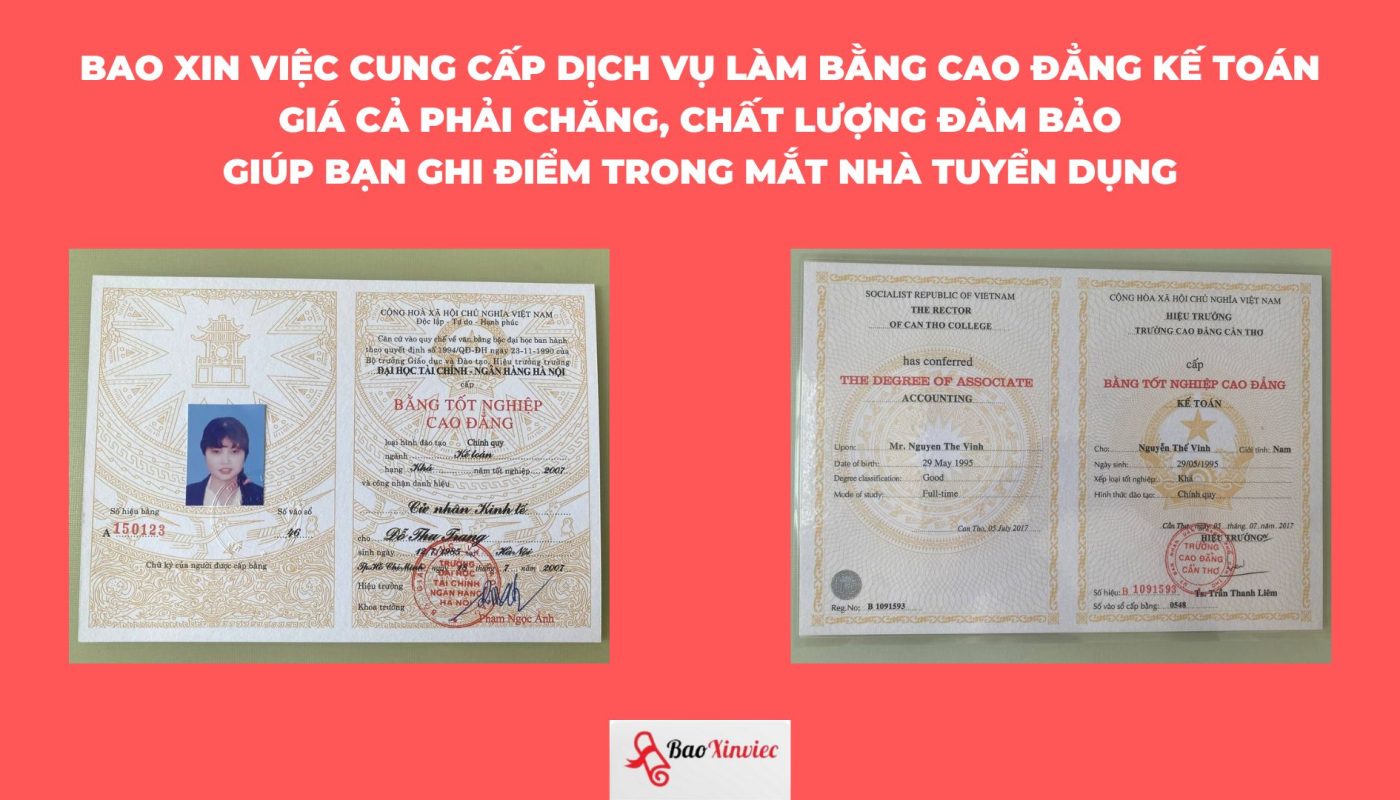 bằng cao đẳng kiểm toán
