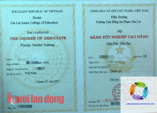bằng cao đẳng sư phạm tiểu học - Hình 1