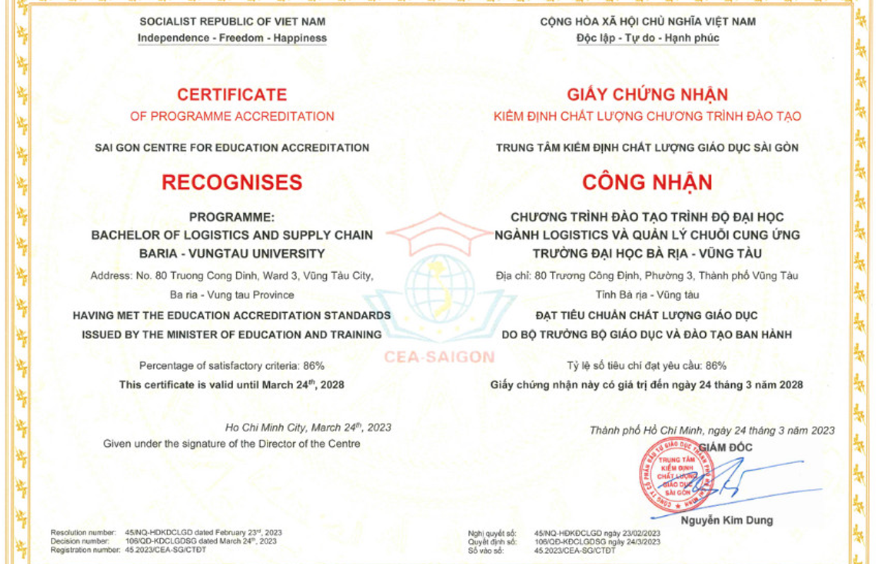 bằng đại học logistics có giá trị gì