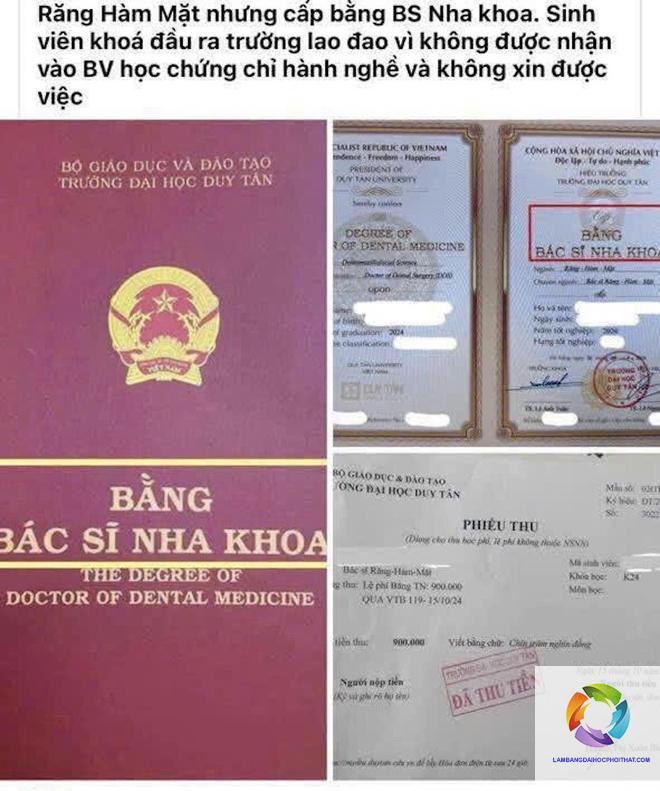 bằng đại học răng hàm mặt mở nha khoa được không