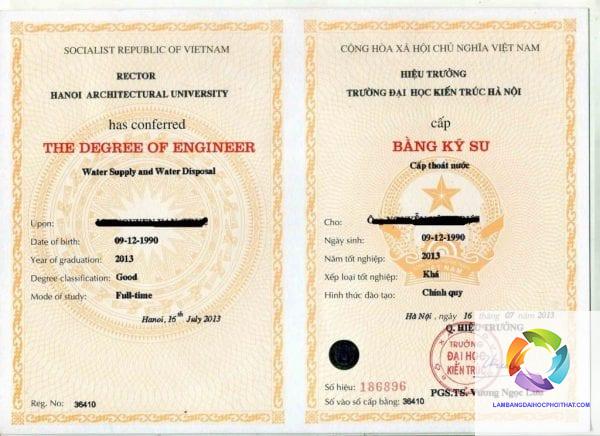 bằng đại học thiết kế nội thất làm kiến trúc được không